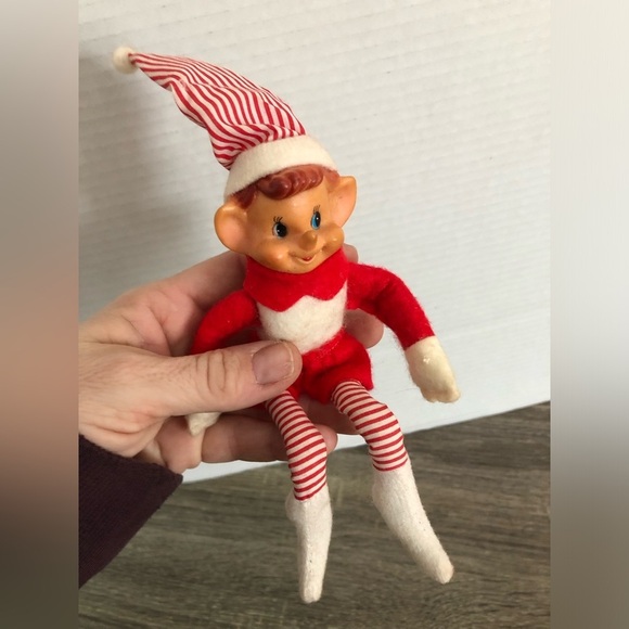 Vtg Knee Hugger Elf with Rubber Face - Picture 10 of 11